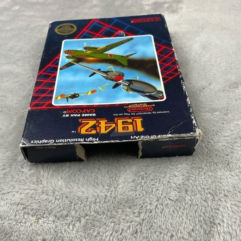 1942 Nintendo NES Authentic Original BOX ONLY